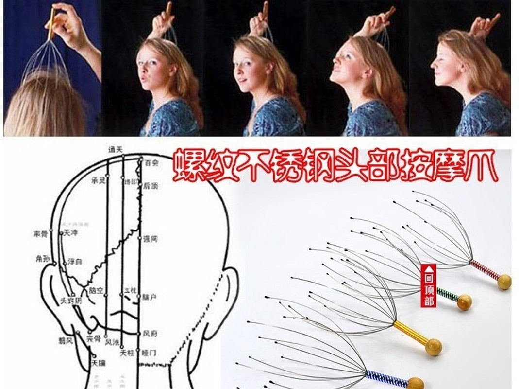 Head Massager Neck Massage Octopus