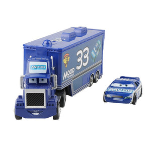 Disney Pixar Cars 2 3 Toys Lightning McQueen Jackson Storm Mack Uncle Truck 1:55 Diecast Model Car Toy Children Christmas Gift