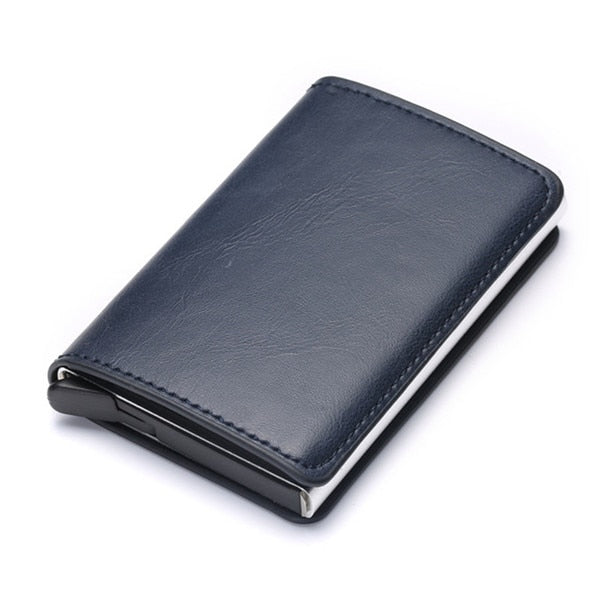 Aluminum Metal Credit Business Mini Card Wallet 2020 Dropshipping Man Women Smart Wallet Business Card Holder Hasp Rfid Wallet