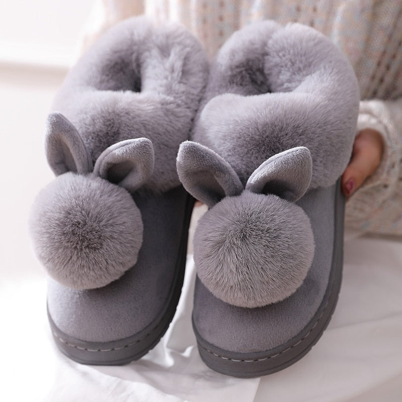Rabbit Ear Home Indoor Slippers