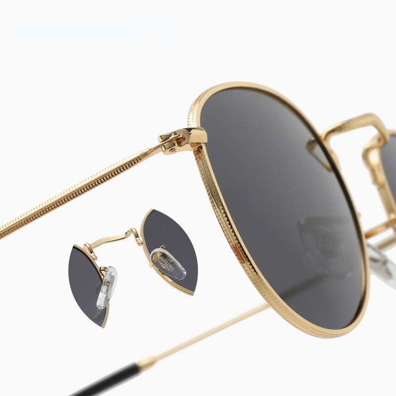 LeonLion 2020 mode rétro lunettes de Soleil hommes rond Vintage lunettes pour hommes/femmes luxe lunettes de Soleil hommes petite Lunette Soleil Homme