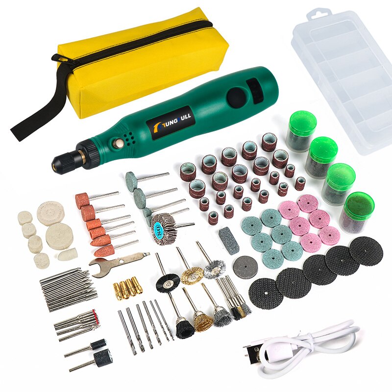 TUNGFULL outil rotatif sans fil USB bois gravure stylo bricolage pour bijoux métal verre sans fil perceuse Mini perceuse électrique