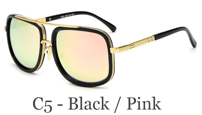 Lunettes de soleil rétro de haute qualité | Grand cadre pour hommes, lunettes de conduite carrées pour femmes, lunettes de soleil 12 couleurs Gafas, nouvelle mode 2019