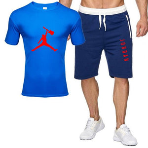 2piece set men outfits jordan 23 t-shirt shorts summer short set tracksuit men sport suit jogging sweatsuit basketball jersey