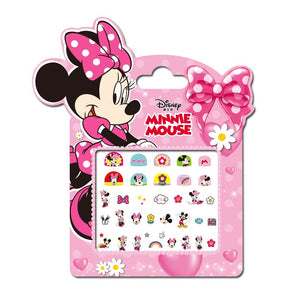 Frozen Princess elsa Anna Makeup Nail Stickers Toys Disney snow White Sophia Mickey Minnie kids Cartoon toys action figure dolls
