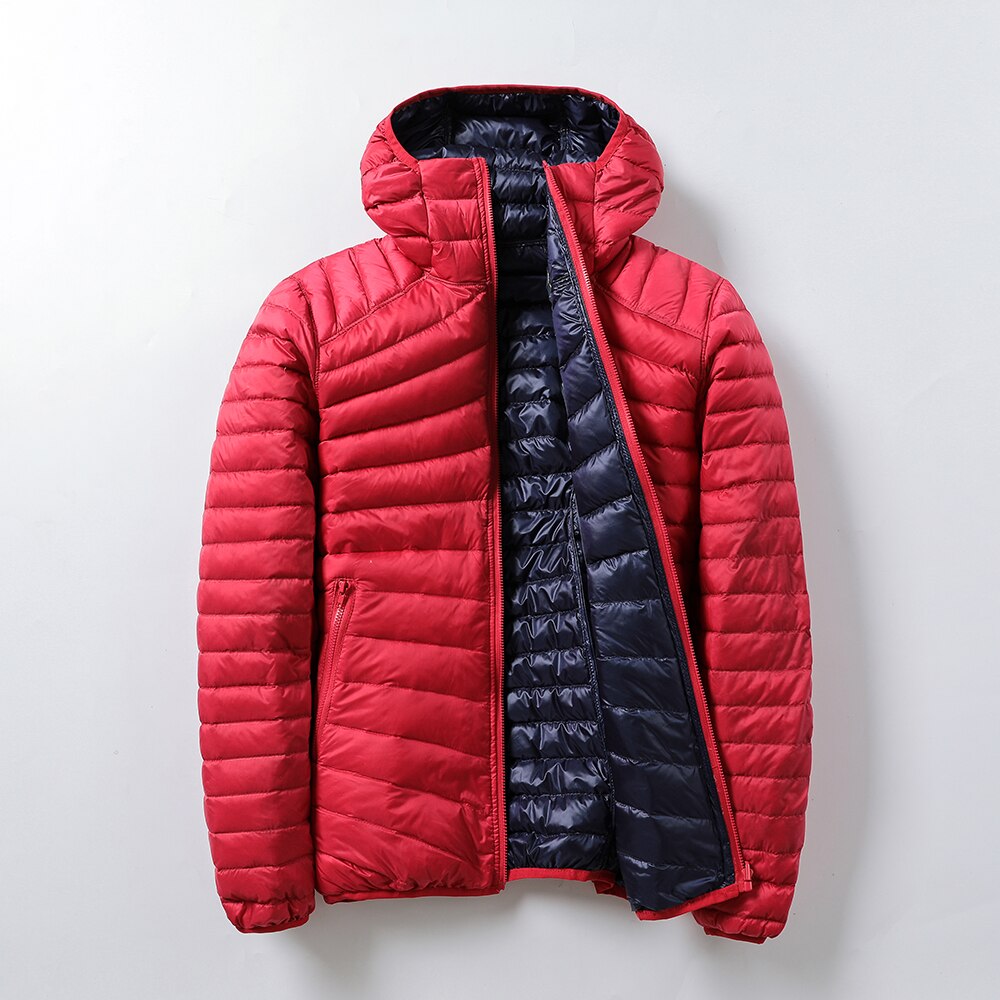 2020 Women Down Jacket Women Parks Ultra Light Feather Double Side Windbreaker Reversible Autumn Winter Female Coat Brand Tops