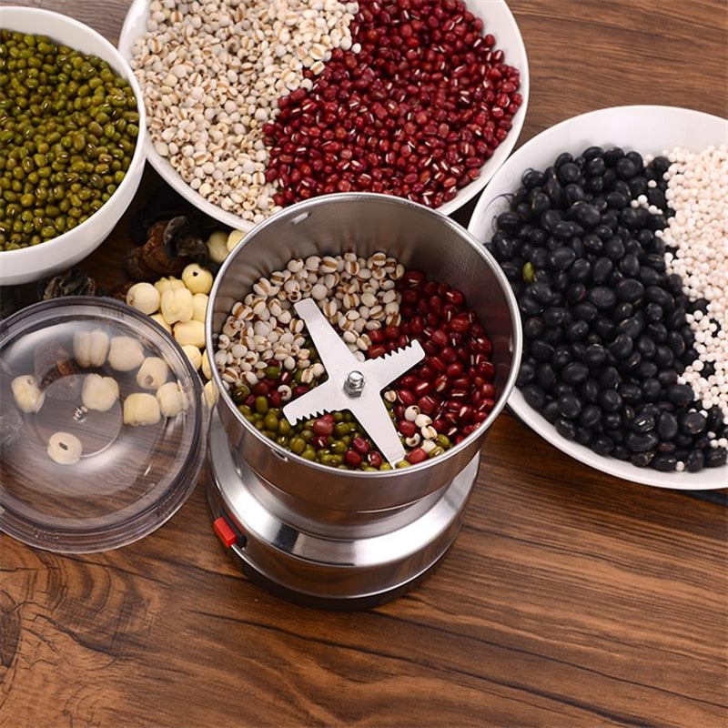 Electric Coffee Grinder Kitchen Cereals Nuts Beans Spices Grains Grinding Machine Multifunctional Home Coffe Grinder Machine