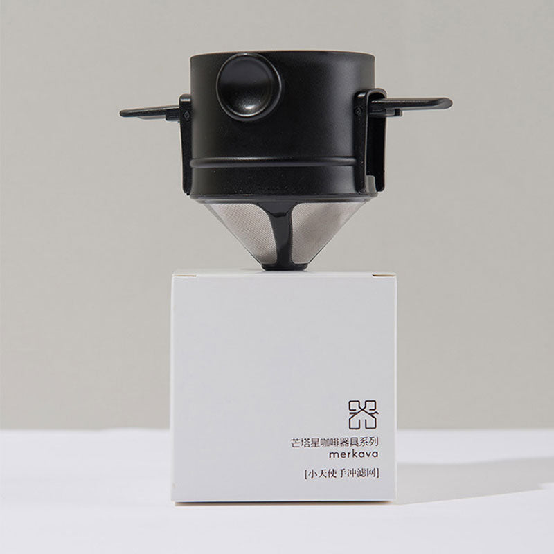 Filtre à café en acier inoxydable 304 | Filtre à café Portable, porte-thé entonnoir paniers infuseur de thé réutilisable et Dripper de café