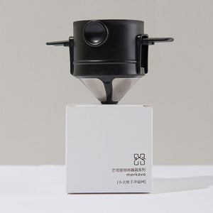 Filtre à café en acier inoxydable 304 | Filtre à café Portable, porte-thé entonnoir paniers infuseur de thé réutilisable et Dripper de café