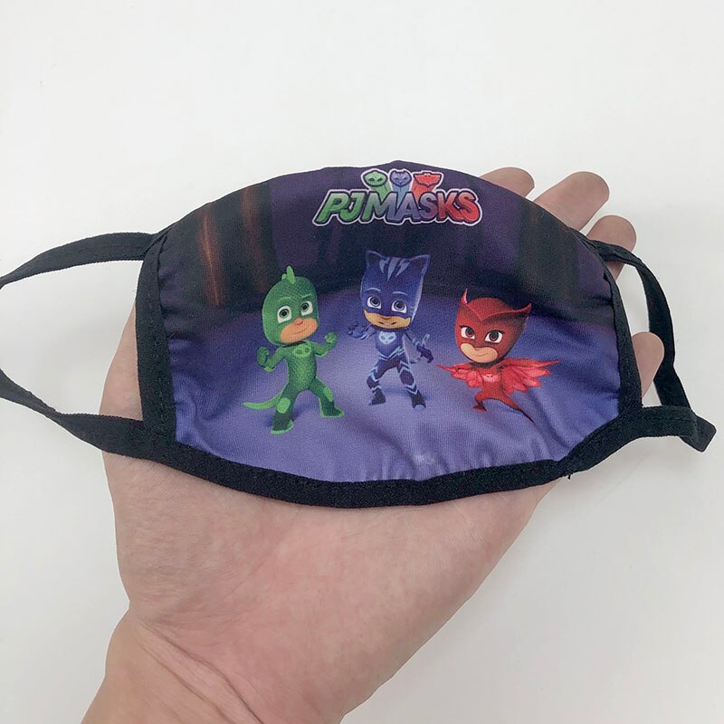 PJ masques enfant masque de bande dessinée masques anti-poussière réutilisable lavable anti-poussière Cosplay enfants jouets bouchons de bouche lavable