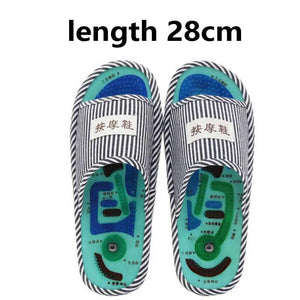 Home Women Men Foot Acupoint Feet Massage Slippers Shiatsu Sandal Feet Acupressure Therapy Rotating Foot Massager Shoes Unisex