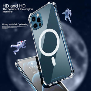 Transparent Mobile Phone Case For IPhone 12 Pro Max MagSafe Case Shockproof Case Protective Cover Shell For IPhone12 Mini 12 Pro
