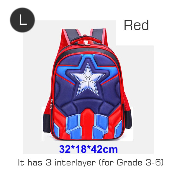 Crossten 3D spider design Waterproof Children's backpack boys girls Primary school Kindergarten Infantil Kids backpack Mochila