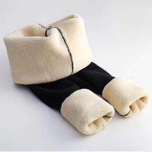 Winter Velvet Leggings Women's Warm Pants Cold-Resistant Solid Color Leggings Stretchy Comfortable Keep Warm And Fleece Legging