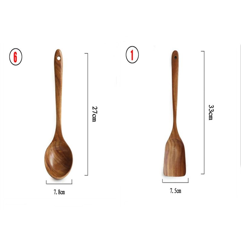 Wooden kitchen tool kit