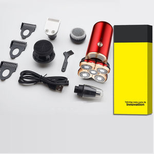 2020 New Electric Shaver Rechargeable Electric Beard Trimmer Shaving Machine for Men Beard Razor Wet-Dry Dual Use Washable