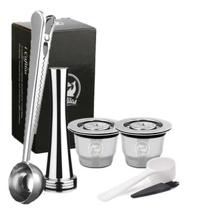 iCafilas For Nespresso Reutilisable Refillable Capsule Crema Espresso Reusable New Refillable For Nespresso