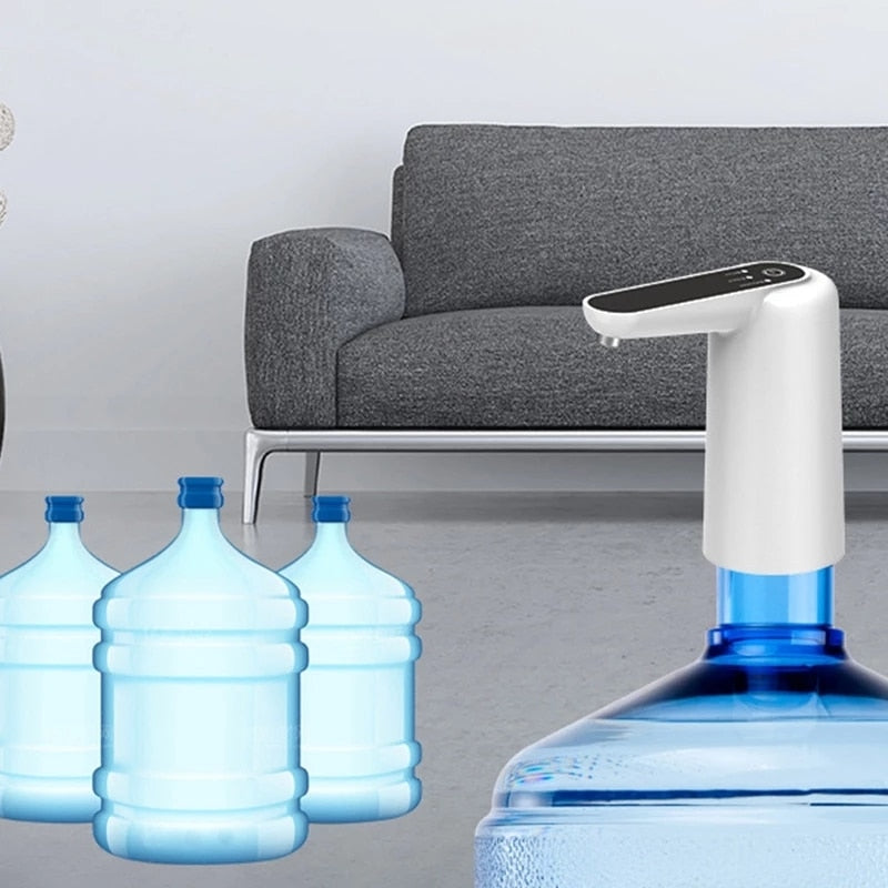 saengQ Water Dispenser automatic Mini Barreled Water Electric Pump USB Charge Portable Water Dispenser Drink Dispenser