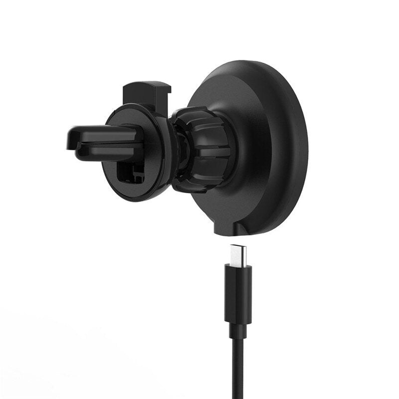 15W Magsafe Wireless Charger Magnetic Phone Car Holder Airvent Magnet Adsorbable Car Mount For iphone 12 12Pro 12ProMax 12mini