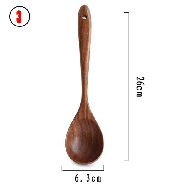 Wooden kitchen tool kit