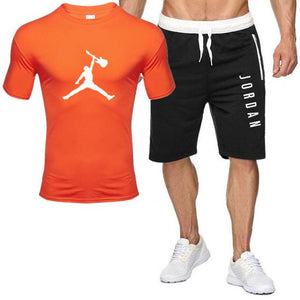 2piece set men outfits jordan 23 t-shirt shorts summer short set tracksuit men sport suit jogging sweatsuit basketball jersey