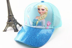 Anime Disney Marvel Frozen Mickey Mouse Kids Hat Boy Girl Travel Caps Spiderman Mickey Minnie Baby Caps Figure Gift Toys 2-8Y