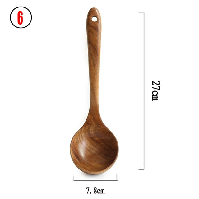 Wooden kitchen tool kit