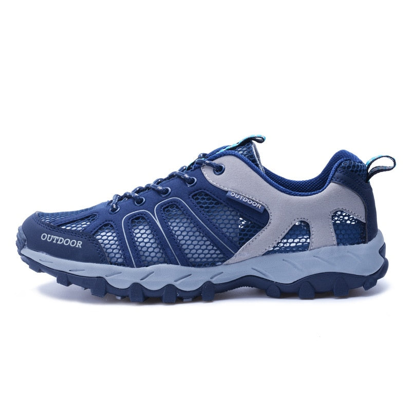 Men Hiking Shoes Women Trekking Outdoor Sport Shoes Non Slip Tactical Climbing Shoes Water Upstream Ladies Sneakers Quick Drying