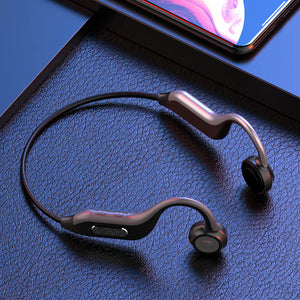 GGMM B1-S Wireless Bluetooth Headphones BT5.0 Free Ear Bone Conduction Headset Earphones With Mic For Outdoor Sports Fitness