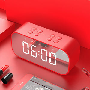 X9 BT501 BT506 Bluetooth Portable Mini Bass Wireless Mirror Remote Control Speaker Digital Music Sound Handfree FM Loudspeaker