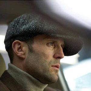 Wool Newsboy Caps Men Herringbone Flat Caps Gatsby Cap Woolen Golf Driving Hats Vintage Inspired Hat Winter Peaky Blinders