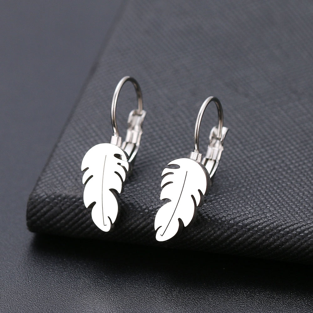Fashion Earring World Map/Pineapple/Love Heart/Star Small Geometric Gift For Women Party Alentine's Day Stainless Steel Jewelry