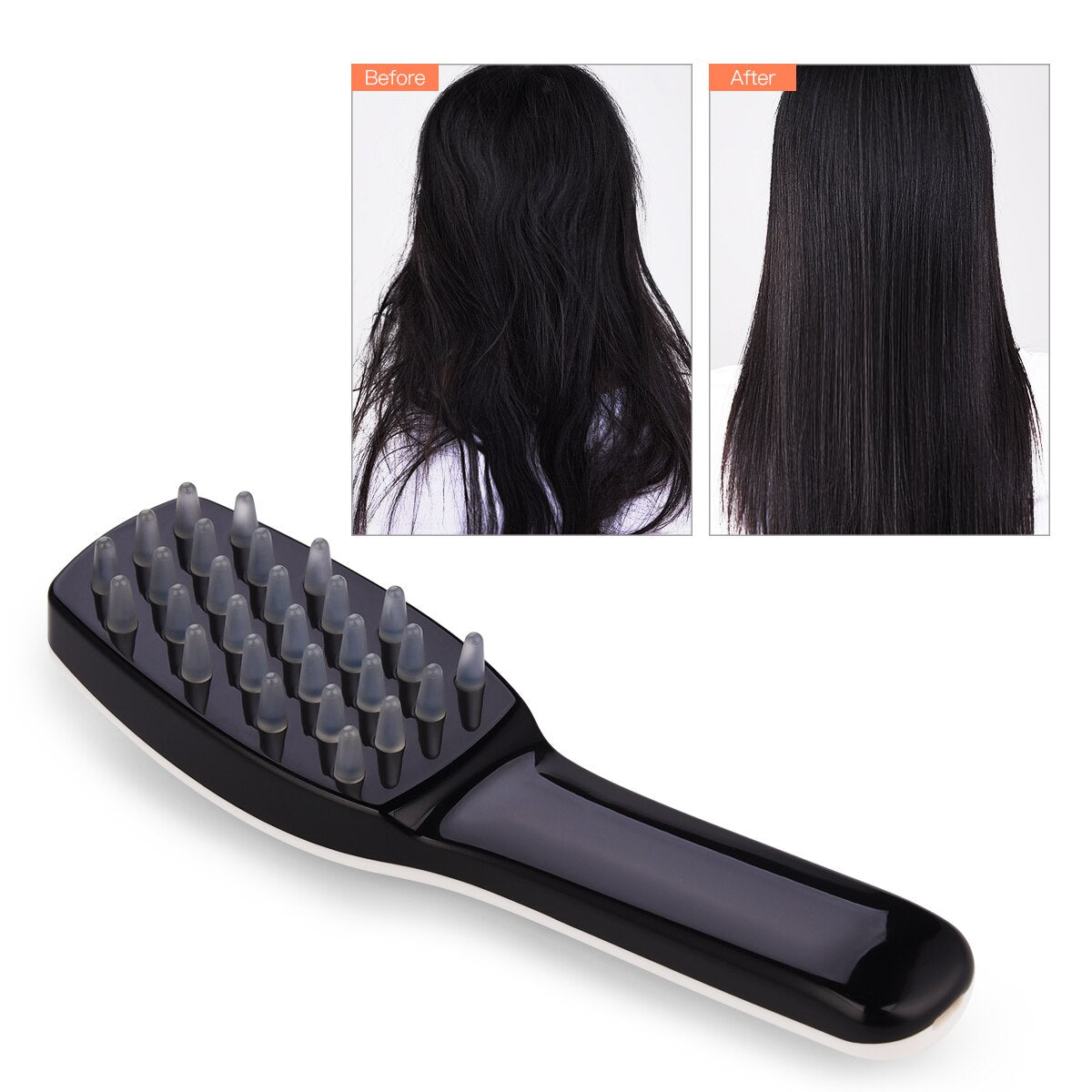 Phototherapy Head Massager Prevent Hair Loss Comb Electric Vibration Scalp Massager USB Hair Brush Promote Blood Circulation 31