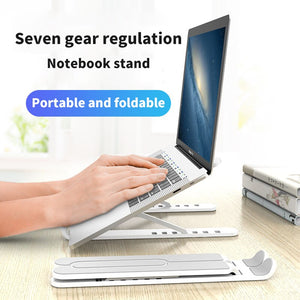 Portable Laptop Stand Foldable Support Base Notebook Stand Holder For Macbook Pro Air HP Lapdesk Computer Cooling Bracket Riser