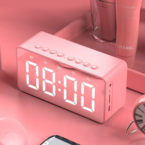 X9 BT501 BT506 Bluetooth Portable Mini Bass Wireless Mirror Remote Control Speaker Digital Music Sound Handfree FM Loudspeaker
