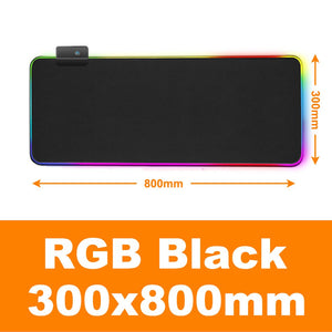 Mouse Pad Gaming Mouse Pad Large RGB Computer Mause Pad XXL Mousepad Gamer Keyboard Mause Carpet Desk Mat PC Game Mouse Pad