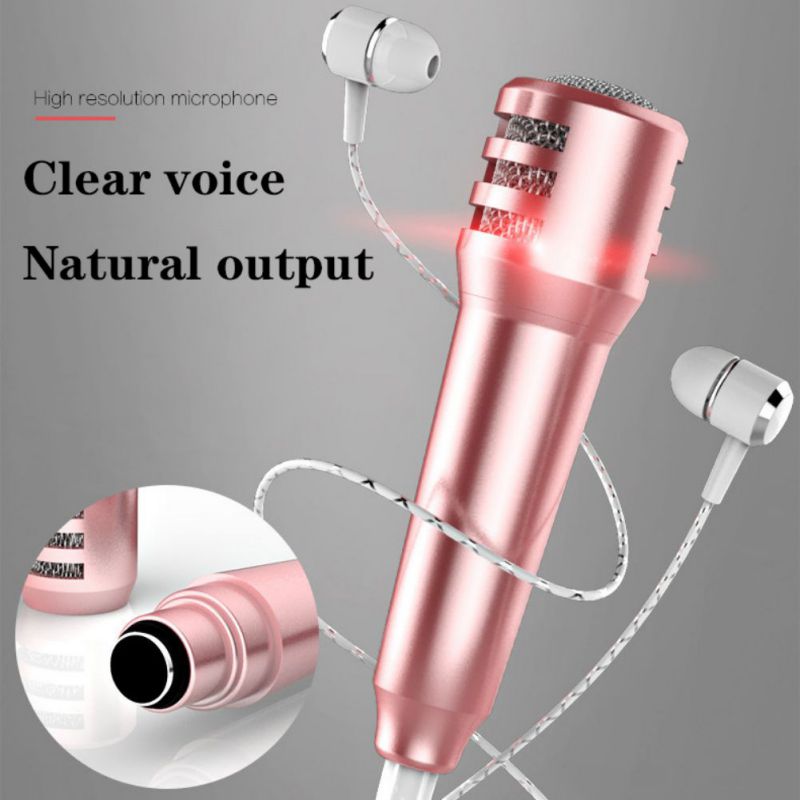 Live téléphone portable universel filaire Microphone petit Microphone condensateur casque dans l'oreille écouteurs #22