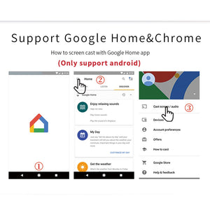 4K Ultra bâton de télévision sans fil WiFi affichage Dongle récepteur Original Chromecast 2 3 Chrome Google Home HDMI HD DLNA Miracast Android