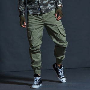 Haute qualité kaki pantalons décontractés hommes militaires tactiques Joggers Camouflage Cargo pantalon multi-poches mode noir armée pantalon