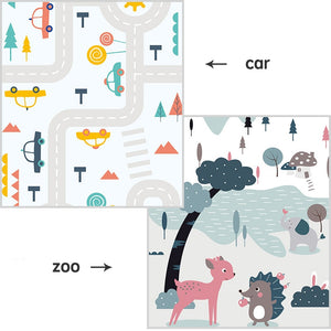 Hipac 200*180cm Baby Play Mat Xpe Foldable With Bag Educational Children's Carpet Kids Rug Activitys Games Toys for Fence Track