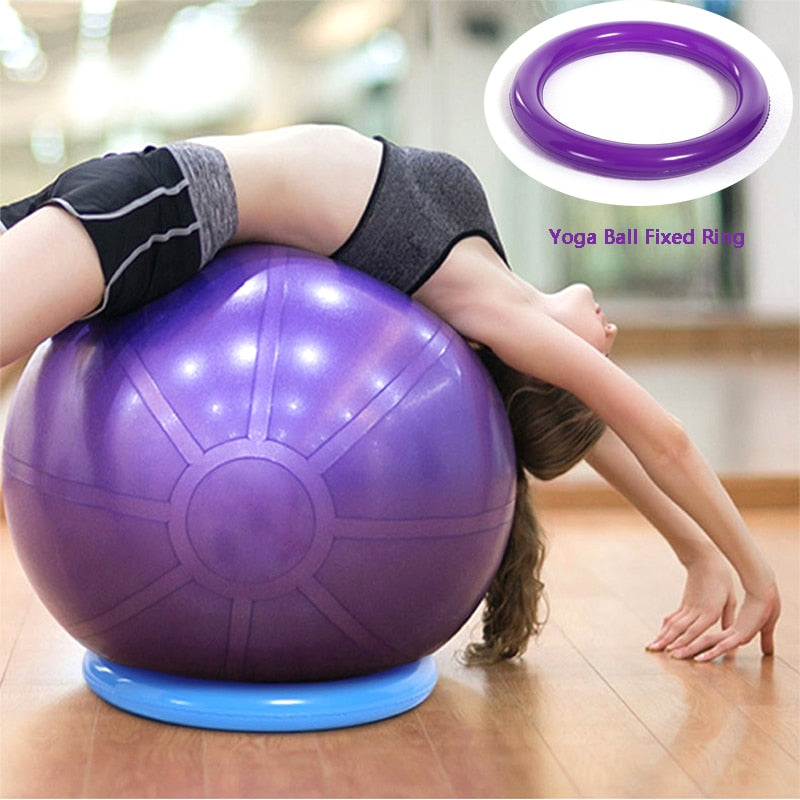 Yoga Ball Fixed Ring Beginner Fitness Ball Pilates Fitness Gym Balance Stability Ball Fixing Positioning Ring Fitball Workout