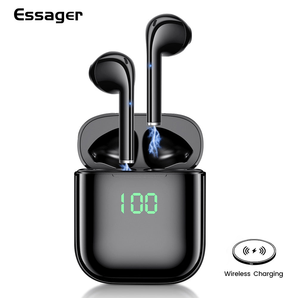 Essager K60 TWS Wireless Bluetooth 5.0 Earphone Headphones True Wireless Stereo Earbuds In Ear Mini Headset Ear Buds For Phone