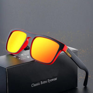 DJXFZLO 2020 nouveau mode gars lunettes de soleil polarisées lunettes de soleil hommes classique Design miroir mode carré dames lunettes de soleil hommes