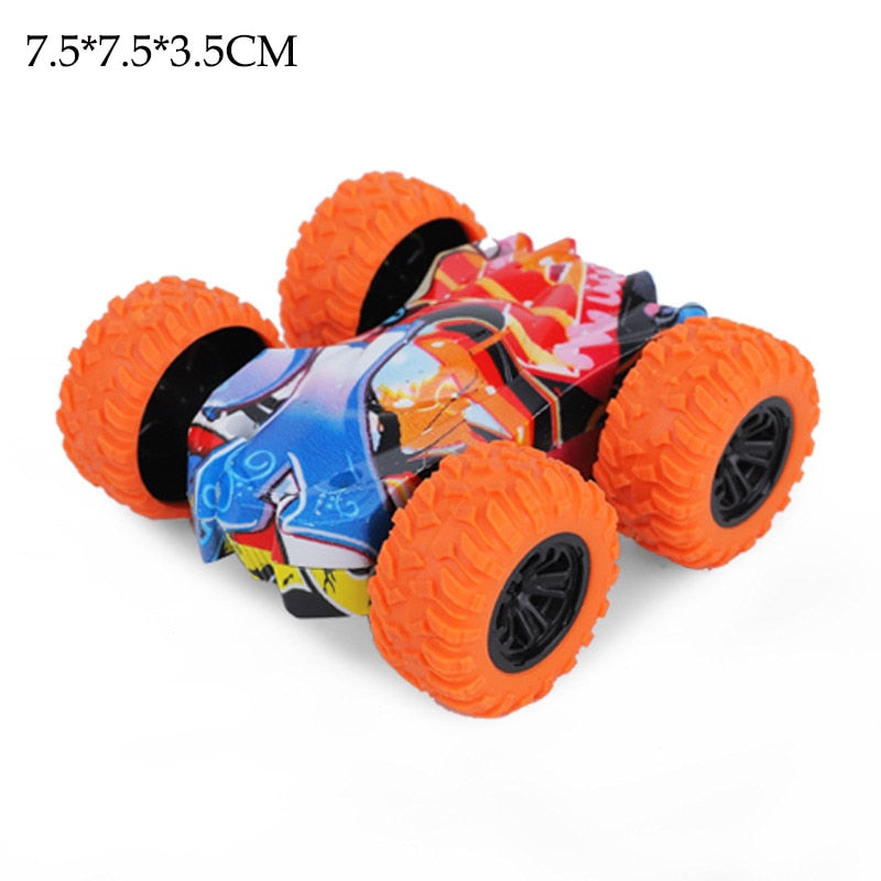 Mini inertiel tout-terrain véhicule Pullback enfants jouet voiture en plastique Friction cascadeur voiture Juguetes Carro enfants jouets pour garçons
