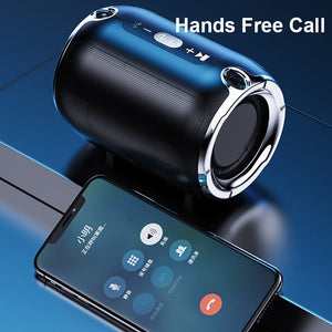 High Power Waterproof Bluetooth Speaker Portable Column Super Bass Stereo For Comuter PC Speakers with FM Radio BT AUX TF USB