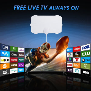 Digital HDTV antenna TV 900 Miles Radius Amplifier