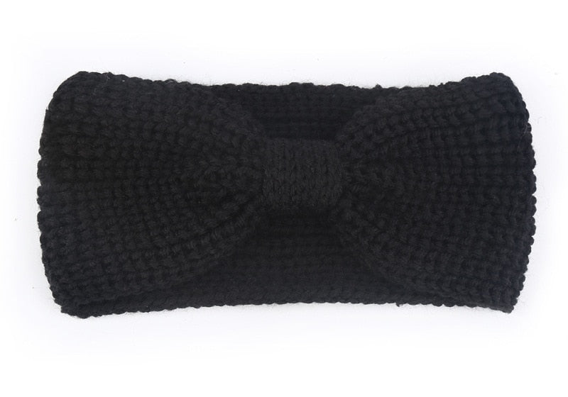 New Knitted Knot Cross Headband for Women Autumn Winter Girls Hair Accessories Headwear Elastic Hair Band Hair Accessories