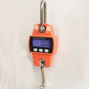 300kg Mini Crane Scale Portable LCD Electronic Digital Industrial Crane Scale Heavy Duty Hanging Weighting Hook Scales 40% off