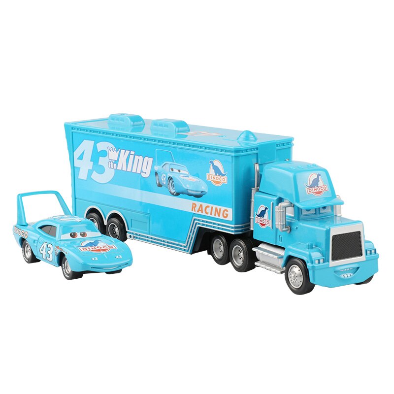 Disney Pixar Cars 2 3 Toys Lightning McQueen Jackson Storm Mack Uncle Truck 1:55 Diecast Model Car Toy Children Christmas Gift