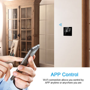 Thermostat intelligent d'avatto Tuya WiFi, télécommande électrique de température de chaudière d'eau/gaz de chauffage par le sol pour Google Home, Alexa